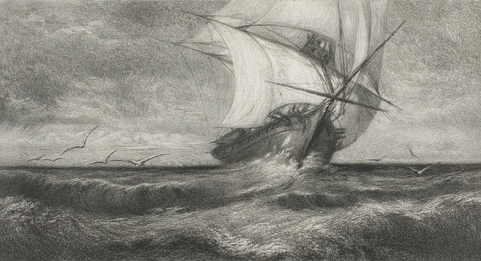 The Phantom Ship -Théophile Narcisse Chauvel